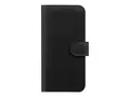 IDEAL OF SWEDEN - Lommebok for mobiltelefon polyuretan, resirkulert polyuretan, polyester, resirkulert polyester - svart - for Apple iPhone 16 Plus