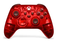 Microsoft Xbox Wireless Controller - Pulse Cipher Special Edition h&#229;ndkonsoll - tr&#229;dl&#248;s - Bluetooth - gjennomsiktig r&#248;d - for Microsoft Xbox Series S, Microsoft Xbox Series X, PC, Android, iOS, Microsoft Xbox One