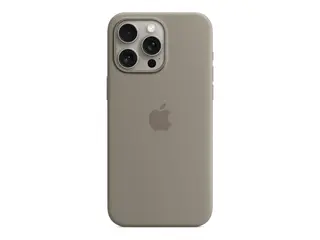 Apple - Baksidedeksel for mobiltelefon MagSafe-samsvar - silikon - leire - for iPhone 15 Pro Max