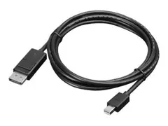 Lenovo - DisplayPort-kabel - Mini DisplayPort (hann) til DisplayPort (hann) 2 m - for ThinkCentre M75t Gen 2; ThinkPad P51; ThinkStation P330 Gen 2; P34X; P350; P520; P620