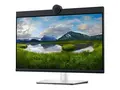 Dell 24 Video Conferencing Monitor P2424HEB LED-skjerm - 24" (23.8" synlig) - 1920 x 1080 Full HD (1080p) @ 60 Hz - IPS - 250 cd/m² - 1000:1 - 5 ms - HDMI, DisplayPort, USB-C - høyttalere - BTO - med 3 års Basic Hardware Service med Advanced Exchange etter fjerndiagnose