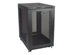 Eaton Tripp Lite Series 18U Rack Enclosure Server Cabinet 33&quot; Deep w/ Doors &amp; Sides Rack skap - svart - 18U - 19&quot;