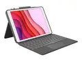 Logitech Combo Touch - Tastatur og folioveske med styrepute - bakbelysning - Apple Smart connector - QWERTY - Nordisk (dansk/finsk/norsk/svensk) - grafitt - for Apple 13-inch iPad Pro M4 Wi-Fi, M4 Wi-Fi + Cellular