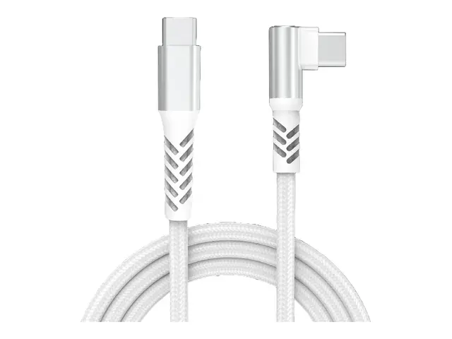 GRATEQ PRO - USB-kabel 24 pin USB-C (hann) til vinklet 5 A 1 m USB...