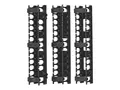 Eaton Tripp Lite Series Open Frame Rack 6ft Vertical Cable Manager 3in Wide Rackkabelstyringskanal med deksel - svart