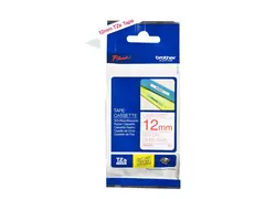 Brother TZe-232 - Standardklebemiddel r&#248;dt p&#229; hvitt - Rull (1,2 cm x 8 m) 1 kassett(er) laminert teip - for Brother PT-P750, P950; P-Touch PT-D210, D800, E310, P900, P950; P-Touch Cube Plus PT-P710