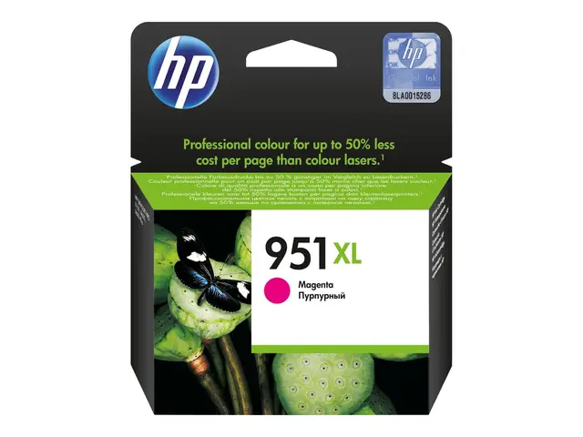 HP 951XL - 17 ml - Høy ytelse - magenta - original - blekkpatron -...
