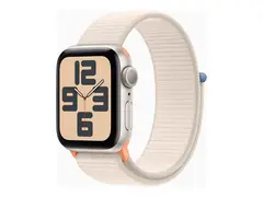 Apple Watch SE (GPS) - 2. generasjon - 40 mm stjernelysaluminium - smartklokke med sportssløyfe - tekstil - stjernelys - håndleddstørrelse: 130-200 mm - 32 GB - Wi-Fi, Bluetooth - 26.4 g