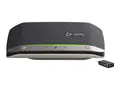 Poly Sync 20+ - Smart h&#248;yttalertelefon Bluetooth - kablet, tr&#229;dl&#248;s - USB-C - s&#248;lv, svart
