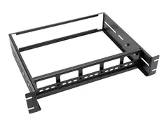 Eaton Tripp Lite Series Adjustable Rack-Mount DIN Rail Kit Top Hat, Mini Top Hat and G-Style Rails - DIN-skinnemonteringssett - rackmonterbar - svart - 2U - 19&quot;