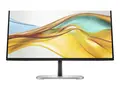 HP 524pm - Series 5 Pro - LED-skjerm 24&quot; (23.8&quot; synlig) - 1920 x 1080 Full HD (1080p) @ 100 Hz - IPS - 350 cd/m&#178; - 1500:1 - 5 ms - HDMI, DisplayPort, USB-C - h&#248;yttalere - kullsort, naturlig s&#248;lv (stativ)