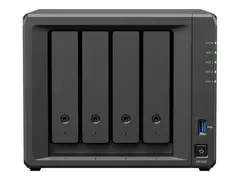 Synology DP340 - Server - DT 1-veis - 1 x Ryzen Embedded R1600 / inntil 3.1 GHz RAM 16 GB - SATA - hot-swap 3.5&quot; br&#248;nn(er) - HDD 4 x 8 TB - 10 Gigabit Ethernet, Gigabit Ethernet - monitor: ingen