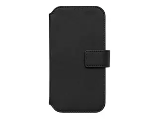 KEY Unstad - Lommebok for mobiltelefon - stoff, 100 % resirkulert plast, PU-skinn (termoplastisk polyuretan + polykarbonat) svart - for Apple iPhone 15 Pro
