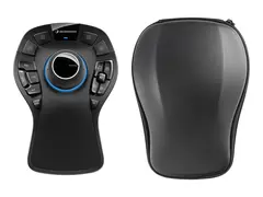 3Dconnexion SpaceMouse Pro Wireless Bluetooth Edition - 3D-mus - ergonomisk - 15 knapper - tr&#229;dl&#248;s - 2.4 GHz, Bluetooth, USB-C - USB tr&#229;dl&#248;s mottaker