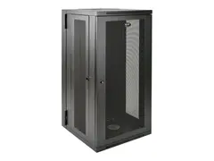 Eaton Tripp Lite Series 26U Wall Mount Rack Enclosure Server Cabinet Swinging Hinged Door Deep Rack skap - veggmonterbar - svart - 26U - 19&quot;