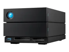 LaCie 2big Dock STLG48000400 - Harddiskarray 48 TB - 2 br&#248;nner (SATA-600) - HDD 24 TB x 2 - Thunderbolt 4, USB 3.2 Gen 2 (ekstern) - med 5-&#229;rs Rescue Data Recovery Service Plan