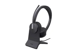Yealink BH70 Dual - Hodesett - on-ear - Bluetooth tr&#229;dl&#248;s - USB-A via Bluetooth-adapter - svart - Certified for Microsoft Teams