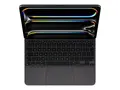 Apple Magic Keyboard - Tastatur og folioveske med styrepute - bakbelysning - Apple Smart connector - QWERTY - Norsk - svart - for Apple 13-inch iPad Pro M4 Wi-Fi, M4 Wi-Fi + Cellular
