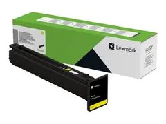 Lexmark - Gul - original - boks - tonerpatron LCCP, LRP for Lexmark CX833se