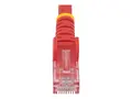 STARTECH 0.5M RED CAT6 CABLE SNAGLESS ETHERNET CABLE - UTP