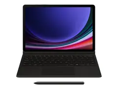 Samsung EF-DX725 - Tastatur og folioveske (bokomslag) AI-bok - med styreplate - tr&#229;dl&#248;s - POGO pin, Bluetooth - svart tastatur, svart boks - for Galaxy Tab S9, Tab S9 FE