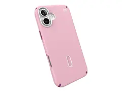 Speck Presidio 2 Pro - Baksidedeksel for mobiltelefon med klikkl&#229;s - MagSafe-samsvar - plastikk - wednesday pink, boysenberry purple - for Apple iPhone 16 Plus