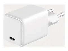 GRATEQ - Strømadapter - GaN - 45 watt - 4.05 A PD/PPS, Fast Charge 2.0, PD (24 pin USB-C) - hvit