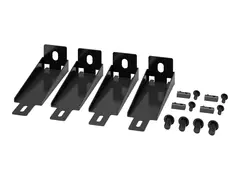 APC NetShelter - Rack-brakett - svart (en pakke 4)