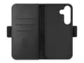 KEY Nordfjord - Lommebok for mobiltelefon polyuretanl&#230;r - svart - for Samsung Galaxy A16, A16 5G