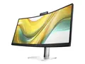 HP 534pm - Series 5 Pro - LED-skjerm - kurvet 34&quot; - 3440 x 1440 WQHD @ 100 Hz - VA - 400 cd/m&#178; - 4000:1 - 5 ms - HDMI, DisplayPort, USB-C - h&#248;yttalere - kullsort, naturlig s&#248;lv (stativ)