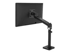 Ergotron NX - Monteringssett (leddarm, armmontering, tilbeh&#248;rsfastvare, sokkel, stang, svingtapp) for Skjerm - matt svart - skjermst&#248;rrelse: inntil 34&quot; - skrivebordsmonterbar