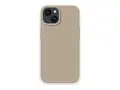 IDEAL OF SWEDEN - Baksidedeksel for mobiltelefon MagSafe-samsvar - v&#230;skesilikon, resirkulert polykarbonat - beige - for Apple iPhone 13, 14