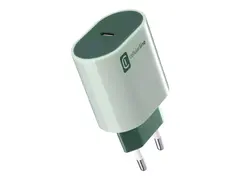 Cellular Line #Stylecolor - Str&#248;madapter 20 watt - 3 A - PD (24 pin USB-C) - gr&#248;nn