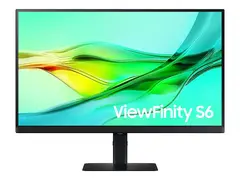 Samsung ViewFinity S6 S27D604UAU - S60UD Series LED-skjerm - USB - 27&quot; (26.9&quot; synlig) - 2560 x 1440 QHD @ 100 Hz - IPS - 350 cd/m&#178; - 1000:1 - HDR10 - 5 ms - HDMI, 2xDisplayPort, USB-C - svart