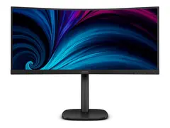 Philips 34B2U3600C - 3000 Series LED-skjerm - kurvet - 34&quot; - 3440 x 1440 WQHD @ 120 Hz - VA - 3500:1 - HDMI, DisplayPort, USB-C - h&#248;yttalere - teksturert svart