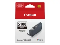Canon PFI-5100 MBK - 14.4 ml - matt svart original - hengeboks - blekkbeholder - for imagePROGRAF PRO-310