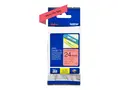 Brother TZe-451 - Selv-adhesiv - svart p&#229; r&#248;dt Rull (2,4 cm x 8 m) 1 kassett(er) laminert teip - for P-Touch PT-D800, P750, P900, P950; P-Touch Cube Plus PT-P710; P-Touch Cube Pro PT-P910