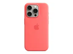 Apple - Baksidedeksel for mobiltelefon MagSafe-samsvar - silikon - guava - for iPhone 15 Pro