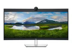 Dell P3424WEB - LED-skjerm - kurvet 34" (34.14" synlig) - 3440 x 1440 UWQHD @ 60 Hz - IPS - 300 cd/m² - 1000:1 - 5 ms - HDMI, DisplayPort, USB-C - høyttalere - med 3 års Advanced Exchange Basic Warranty