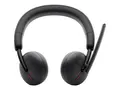 Dell Wireless Headset WL3024 - Hodesett - on-ear loddrett - Bluetooth - tr&#229;dl&#248;s - Certified for Microsoft Teams, Zoom Certified