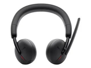 Dell Wireless Headset WL3024 - Hodesett - on-ear loddrett - Bluetooth - trådløs - Zoom Certified, Certified for Microsoft Teams