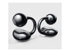 Huawei FreeClip - True wireless-hodetelefoner med mikrofon &#229;pent &#248;re - over-&#248;ret-montering - Bluetooth - svart