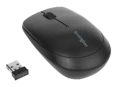 Kensington Pro Fit Mobile - Mus høyre- og venstrehåndet - laser - 2 knapper - trådløs - 2.4 GHz - USB trådløs mottaker - svart