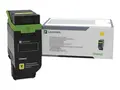 Lexmark - Gul - original - boks - tonerpatron LCCP for Lexmark CS632dwe, CX635adwe