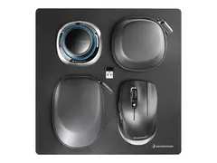 3Dconnexion SpaceMouse Wireless Kit 2 3D-mus - ergonomisk - 2 knapper - tr&#229;dl&#248;s, kablet - 2.4 GHz