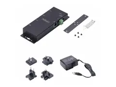 StarTech.com 4P Serial to Ethernet Adapter, IP LAN to RS232 DB9 Converter Enhetsserver - 4 porter - 100Mb LAN, RS-232 - vegg- / DIN-skinnemonterbar - TAA-samsvar - for P/N: AT925FM, GC9SF, SCNM9FF, SCNM9FM