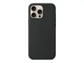 Apple - Baksidedeksel for mobiltelefon - MagSafe-samsvar silikon - svart - for iPhone 16 Pro Max
