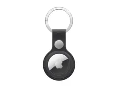 Apple - Eske for airtag - mikrotvill, stainless steel svart - for iPhone/iPad/iPod