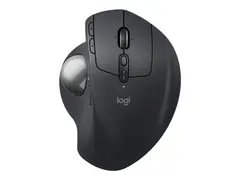 Logitech Ergo Series MX Ergo S - Styrekule ergonomisk - avansert - optisk - 8 knapper - tr&#229;dl&#248;s - Bluetooth, 2.4 GHz - Logitech Logi Bolt USB-mottaker - grafitt