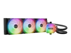 be quiet! Light Loop - V&#230;skekj&#248;lesystem for prosessor Radiatorst&#248;rrelse: 360 mm - (for: LGA1150, LGA1151, LGA1155, LGA1851, LGA1700, LGA1200, AM4, AM5) - 120 mm - svart